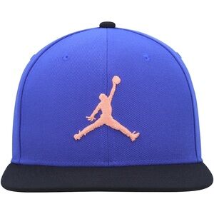 Air Jordan Nike Pro Royal Blue & Black Pro Jumpman Snapback Hat NWT Deadstock